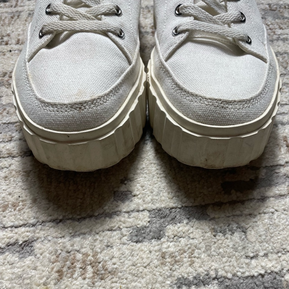 Fila Sandblast White Platform Sneakers Size 7.5 - Picture 12 of 16
